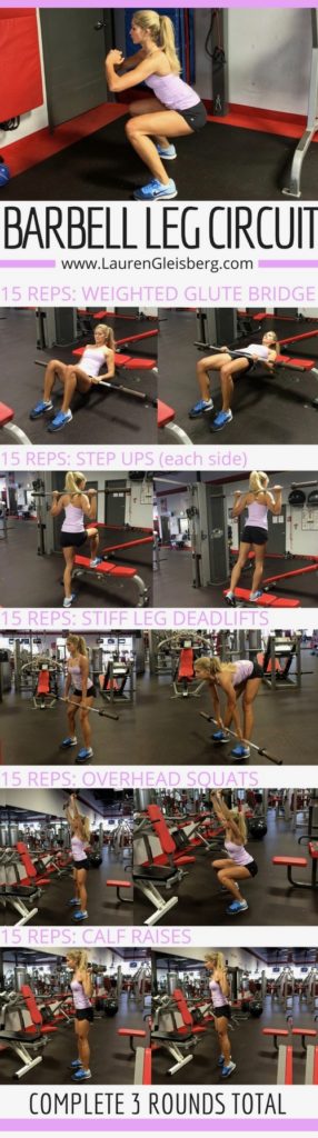 Barbell Leg Workout + My Fav At Home Barbell Set Lauren