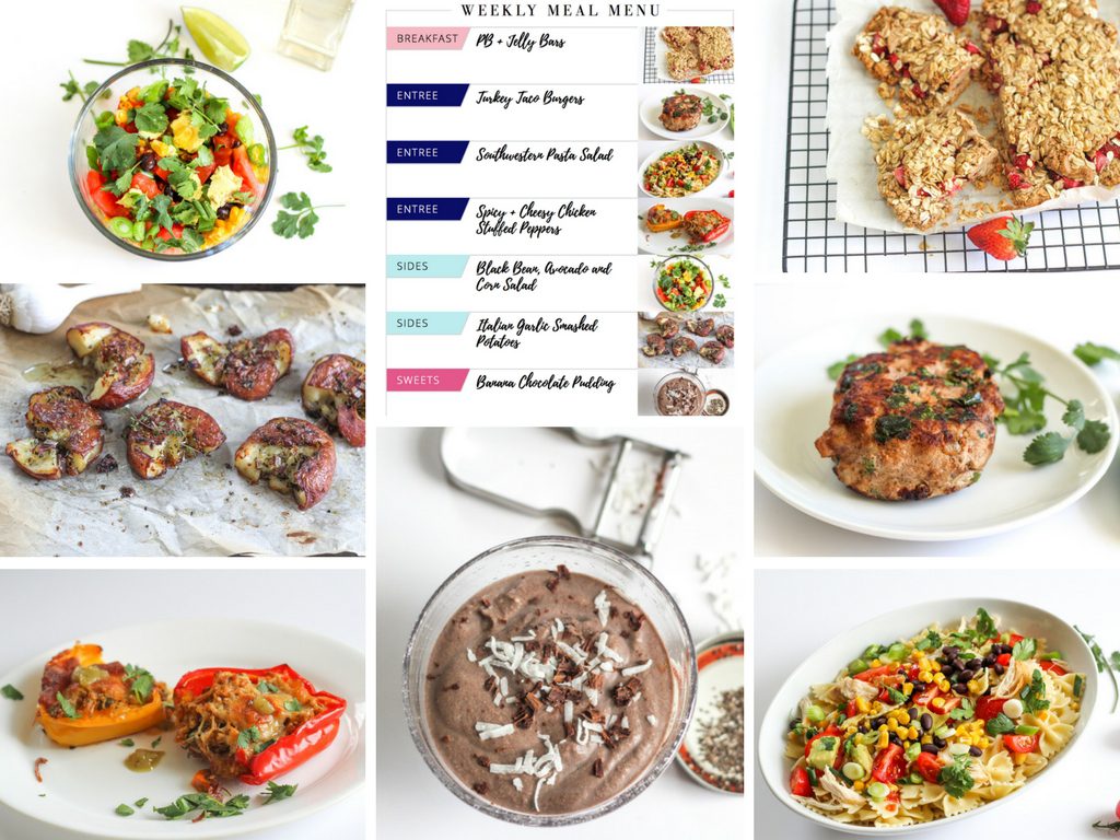 weekly dinner menus